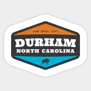Durham, North Carolina Bull City Tobacco, Food, Tourism Sticker